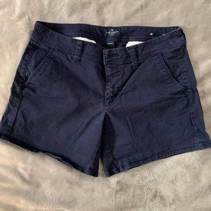 American eagle blue chino shorts